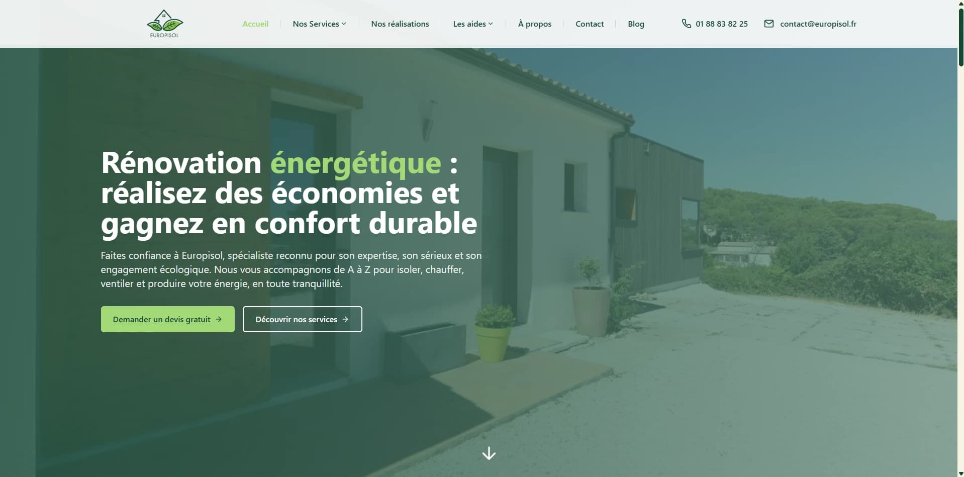 Aperçu du projet Europisol